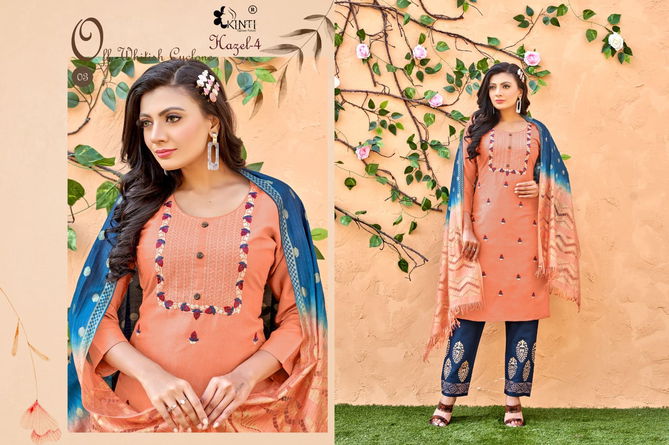 Hazel 4 By Kinti Colors Readymade Salwar Suits Catalog